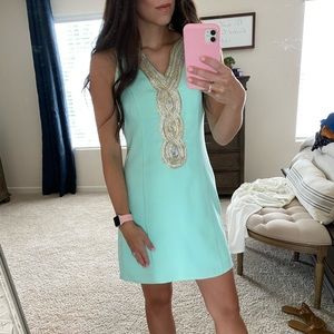 Boutique mint shift dress